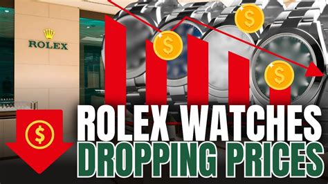 rolex dropping prices